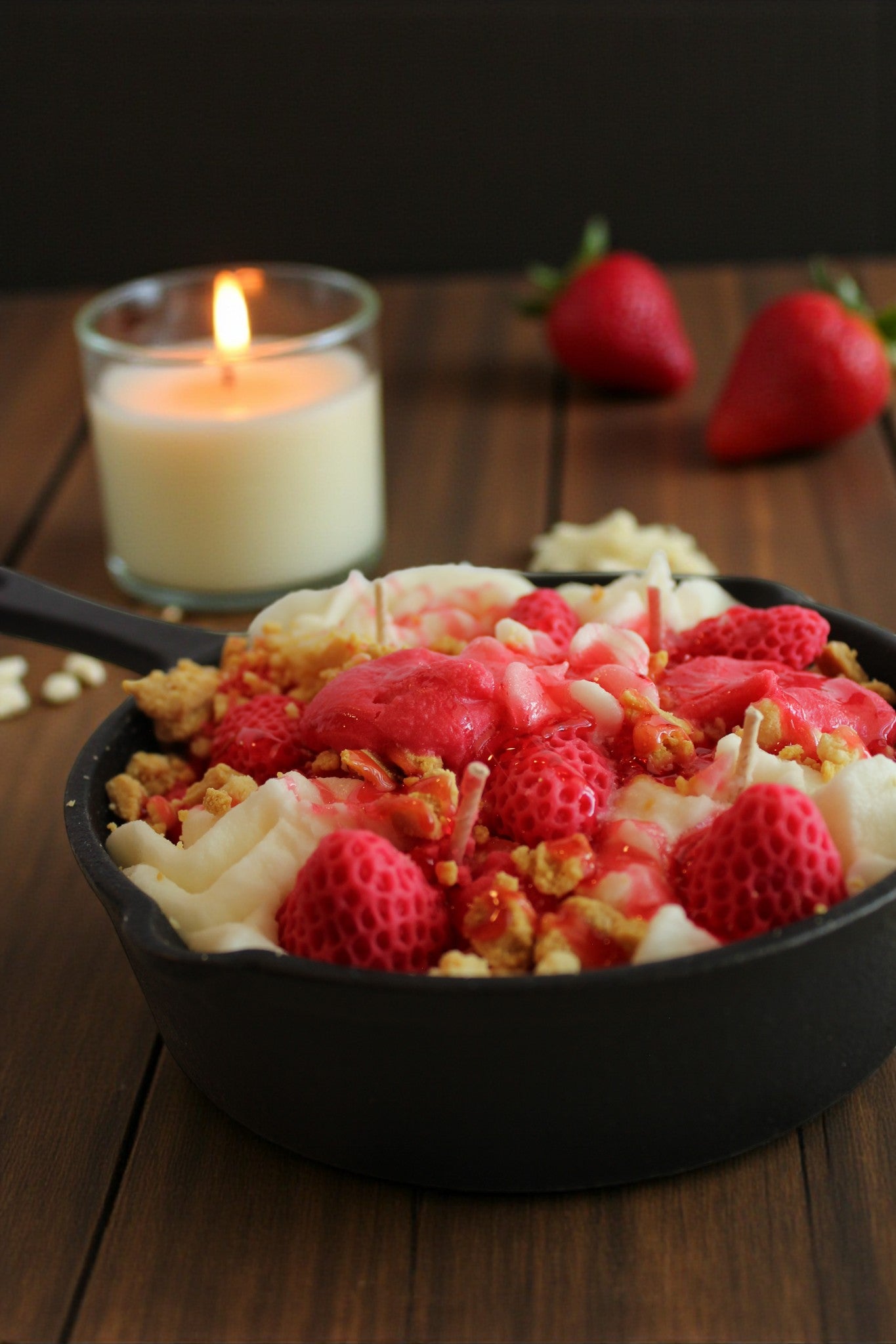 Strawberry Crisp Skillet