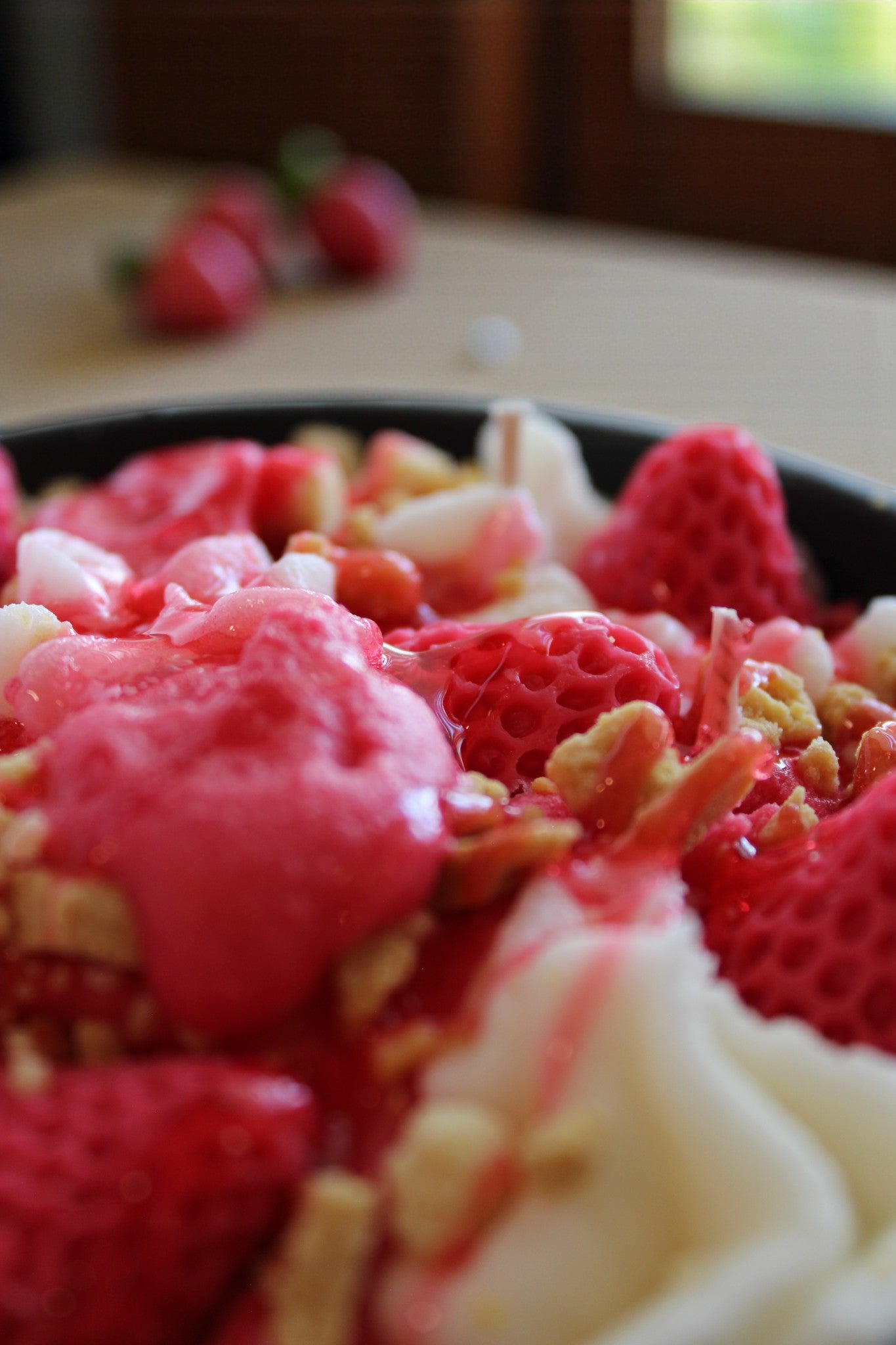 Strawberry Crisp Skillet